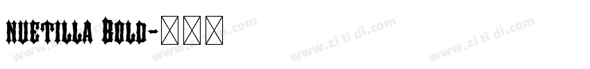 nuetilla Bold字体转换